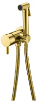 Гигиенический душ со смесителем Boheme Uno 467-G золото в интернет магазине Homedezign.ru