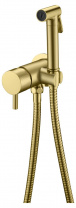 Гигиенический душ со смесителем Boheme Uno 467-MG золото матовое в интернет магазине Homedezign.ru
