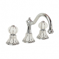Смеситель для раковины Migliore Olivia ML.OLV-5812.BP.CR белый/декор платина-хром Смеситель для раковины Migliore Olivia ML.OLV-5812.BP.CR белый/декор платина-хром